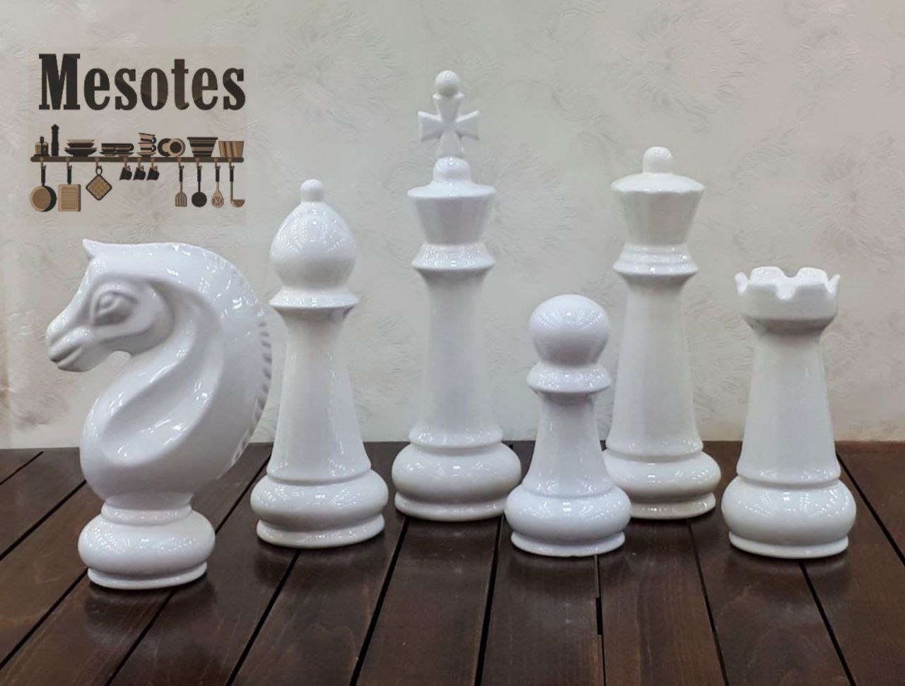 مهره شطرنج دکوری ست ۶ تایی